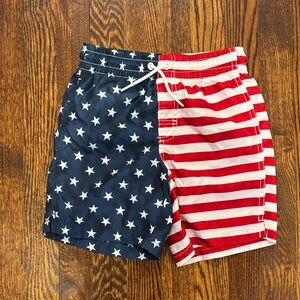 Old Navy Kids Star and Stripe Swim Trunks